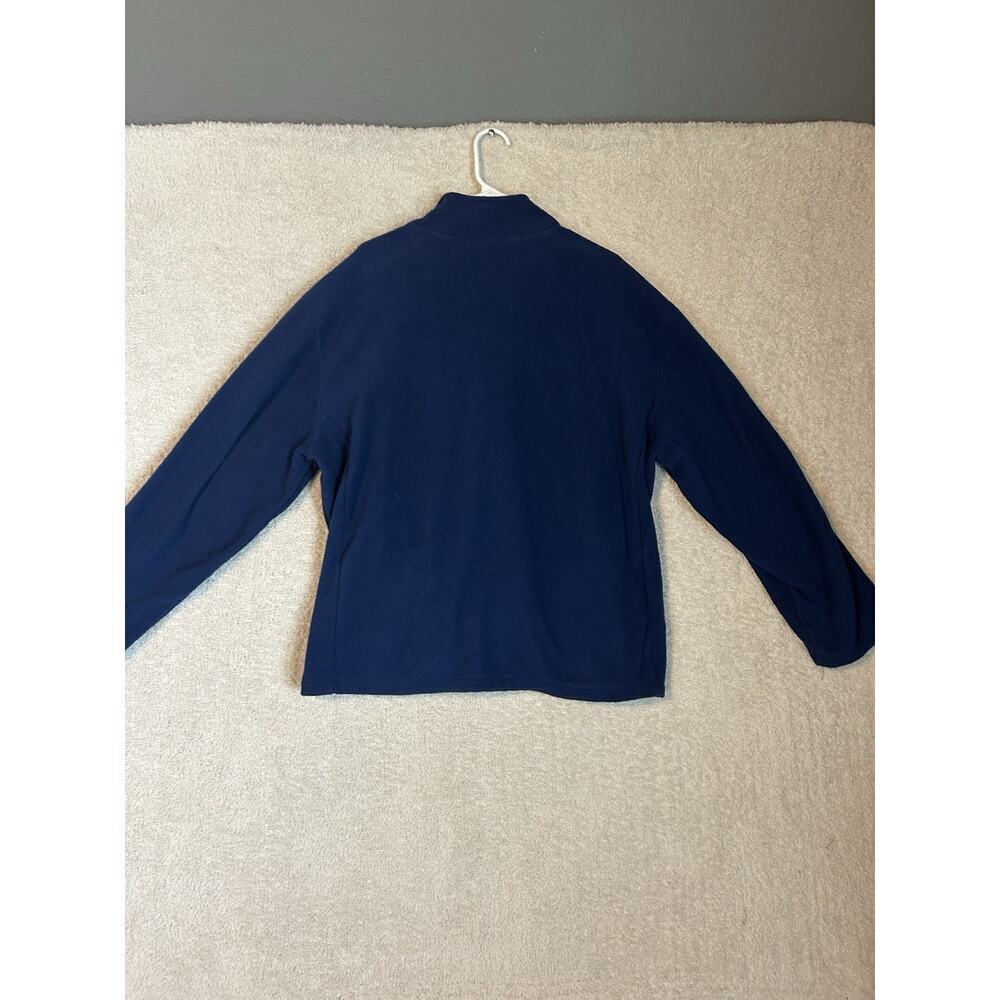 Saddlebred 1/4 Zip Fleece Sweat Shirt Mens Size XL Blue - Picture 5 of 8